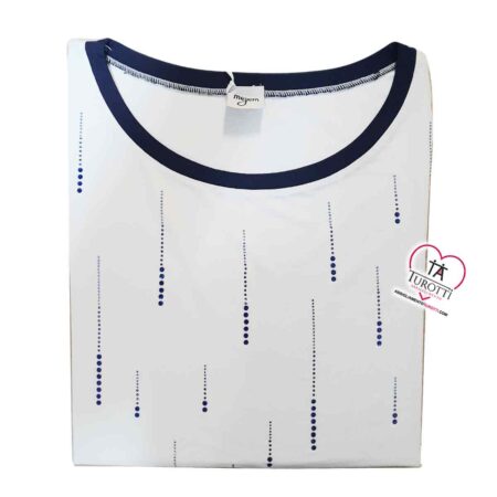 Maglia Donna Mejem mezza manica D 34 colori assortiti  brillantini - immagine 2