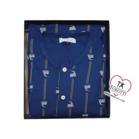 Camicia da Notte manica corta 3698 Bip Bip Conquista cotone - immagine 2