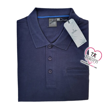 Coveri Moving Polo taschino  uomo leggera mezza manica art OPL3859 - immagine 3
