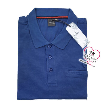 Coveri Moving Polo taschino  uomo leggera mezza manica art OPL3859 - immagine 4