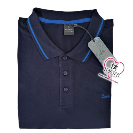 Polo uomo Coveri Moving  leggera mezza manica  art OPQC945 - immagine 2