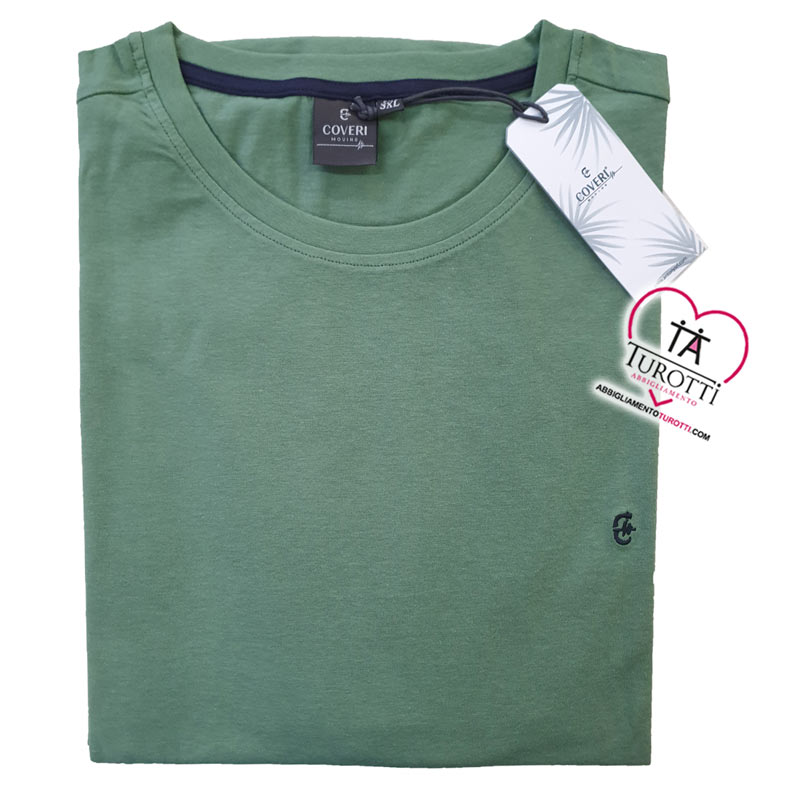 Coveri Moving T Shirt conformata manica corta uomo cotone art. OTJ2030 - immagine 6