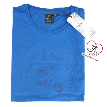 Coveri Moving T Shirt  manica corta uomo cotone  art. TJ3828 - immagine 3
