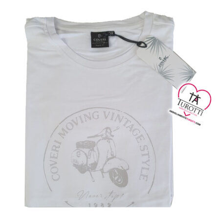 Coveri Moving T Shirt  manica corta uomo cotone  art. TJ3828 - immagine 4
