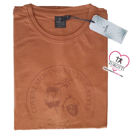 Coveri Moving T Shirt  manica corta uomo cotone  art. TJ3828 - immagine 5