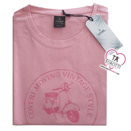 Coveri Moving T Shirt  manica corta uomo cotone  art. TJ3828 - immagine 6