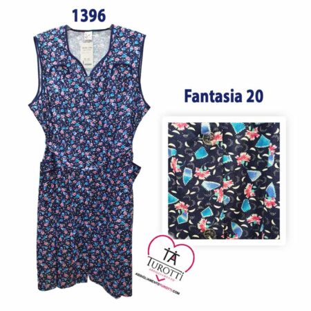 Vestaglietta da casa AERTRE per signora  disegno 1396 fantasie geometrico - immagine 3