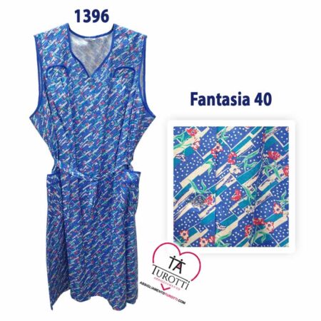 Vestaglietta da casa AERTRE per signora  disegno 1396 fantasie geometrico - immagine 5
