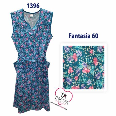 Vestaglietta da casa AERTRE per signora  disegno 1396 fantasie geometrico - immagine 7