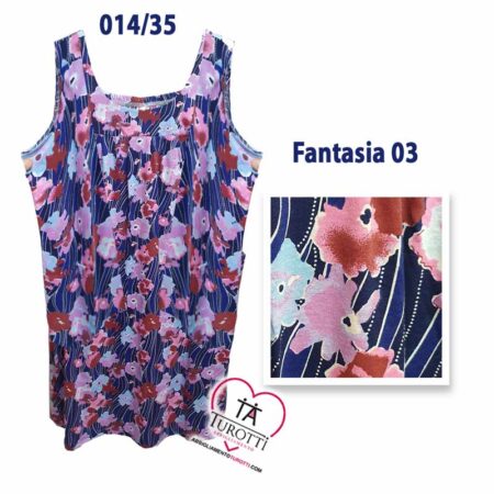 Vestaglietta da casa AERTRE per signora  disegno 014 35 fantasie varie - immagine 4