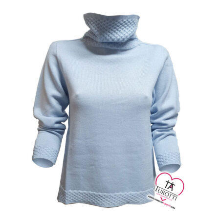 Maglione Dolcevita donna Mejem MJ45 20 LANA VERGINE - immagine 4