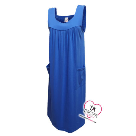 Prendisole spalla larga Aertre donna art 574 36 tinta unita - immagine 4