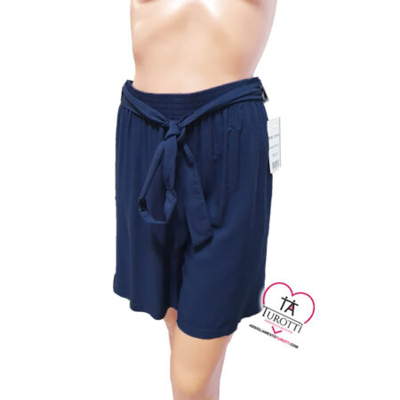 Panta Short Donna Aertre viscosa art 2169 48 tinta unita - immagine 2