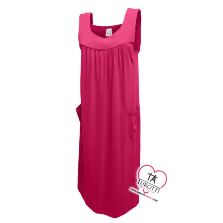 Prendisole spalla larga Aertre donna art 574 36 tinta unita - immagine 5