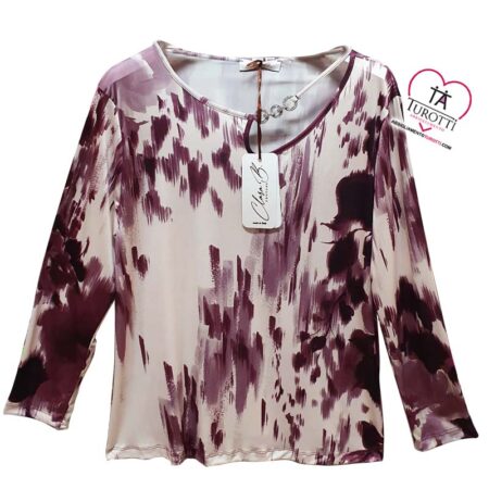 Maglia donna Clara B  art ma0715 girocollo - immagine 2