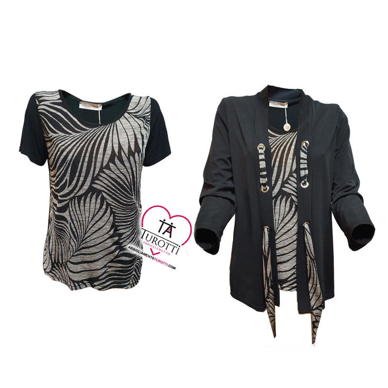 Twinset Pigiami E Vestaglie Donna Twinset Donna Bella Luxury 9127 Maglia E Cardigan Aperto
