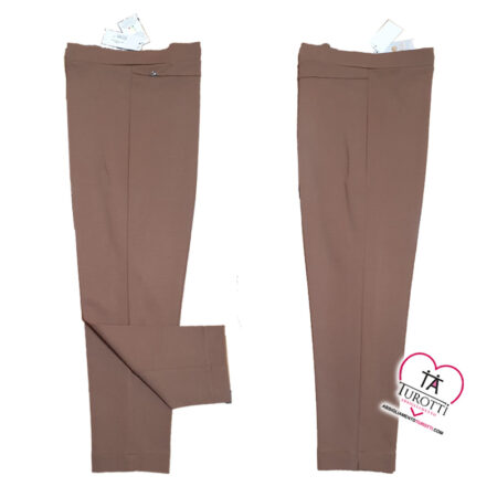 Pantalone donna Perla Oversize Ilaria 13 24604 tinta unita - immagine 2