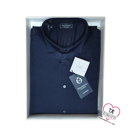 Nino Marini Polo Camicia uomo manica lunga filo scozia art 8S900 - immagine 3