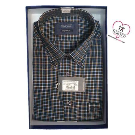 Camicie Uomo Sea Barrier in mussola New Dutton SC-30 fantasie a quadri - immagine 4