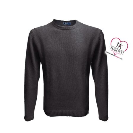 Vela Blu Maglione Uomo girocollo V24995 tinta unita - immagine 2