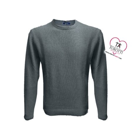 Vela Blu Maglione Uomo girocollo V24995 tinta unita - immagine 3