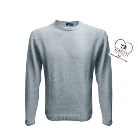 Vela Blu Maglione Uomo girocollo V24995 tinta unita - immagine 4