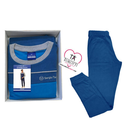 Sergio Tacchini Pigiama Uomo Girocollo Invernale PGI 30B3 - immagine 3