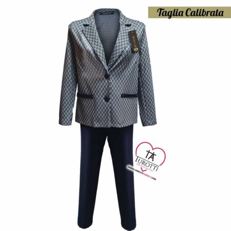Tailleur Giacca Pantalone Elena art Baiocco taglia calibrata - immagine 4