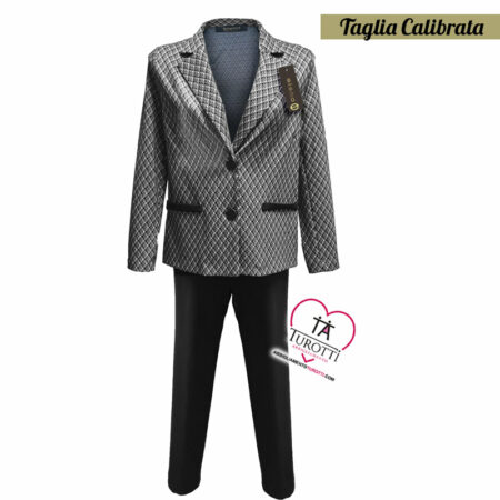 Tailleur Giacca Pantalone Elena art Baiocco taglia calibrata - immagine 2