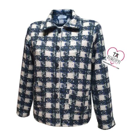 Giacca Donna Coxi Moda B108TEX9194V2 a quadri - immagine 3