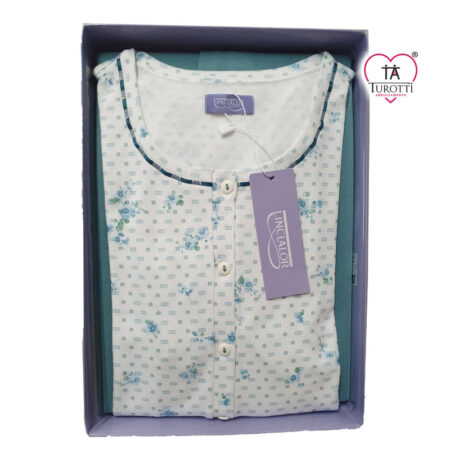 Pigiama donna serafino LINCLALOR 292072 peso leggero - immagine 2