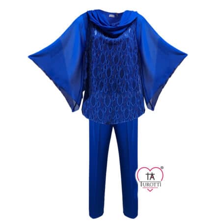 Completo pantalone PERLA OVERSIZE donna paiette 13 25123 - immagine 4