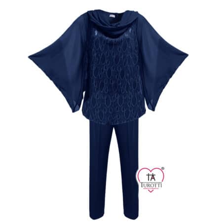 Completo pantalone PERLA OVERSIZE donna paiette 13 25123 - immagine 8
