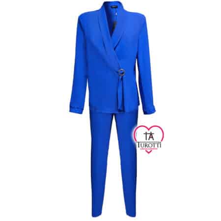 Completo Pantalone Donna Elena Bronzo tinta unita - immagine 2