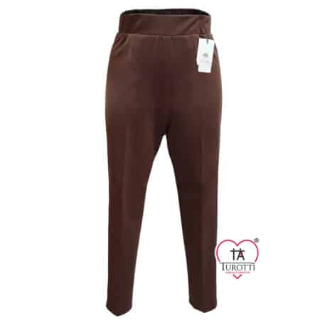 Pantalone Donna Perla Oversize 13 2550 Ilaria Tinta Unita - immagine 3