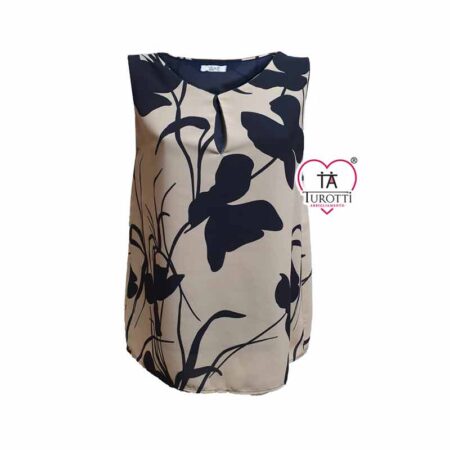 Twinset Donna TW141 Giunè Woman top canotta giacca blu - immagine 3