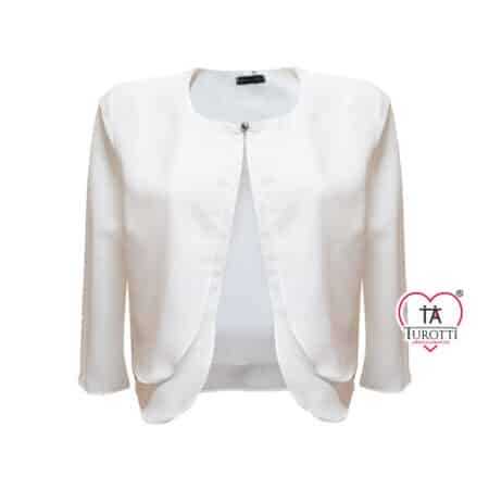 Bolero Coprispalle Lady&Lady Donna E23195 Tinta unita - immagine 5
