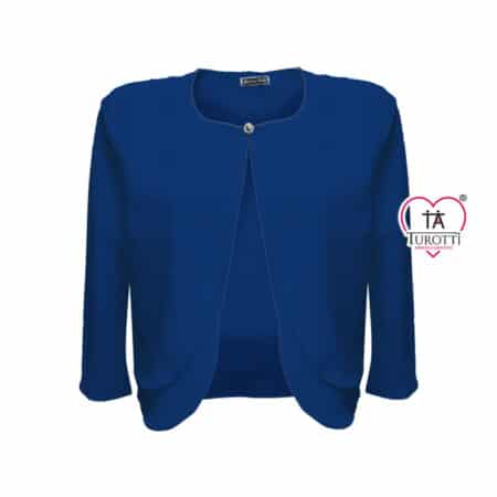 Bolero Coprispalle Lady&Lady Donna E23195 Tinta unita - immagine 2