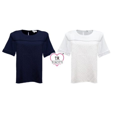 Maglia Donna CARLA FERRONI girocollo mezza manica art 22175