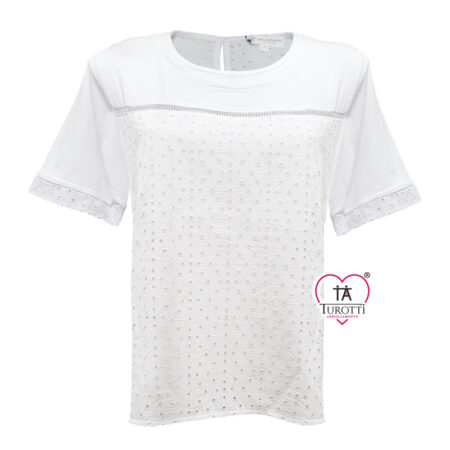 Maglia Donna CARLA FERRONI girocollo mezza manica art 22175 - immagine 2