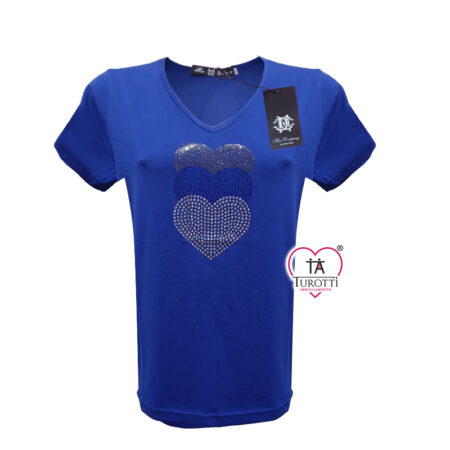 Maglia Miss Company 22 da Donna scollo a V a mezza manica - immagine 5