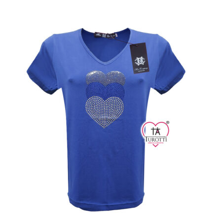 Maglia Miss Company 22 da Donna scollo a V a mezza manica - immagine 9
