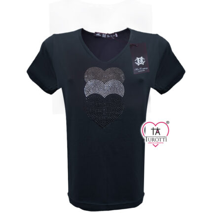 Maglia Miss Company 22 da Donna scollo a V a mezza manica - immagine 7