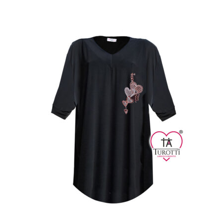 Maglia Donna LADY XL mezza manica art 03759 taglia maxi over - immagine 2