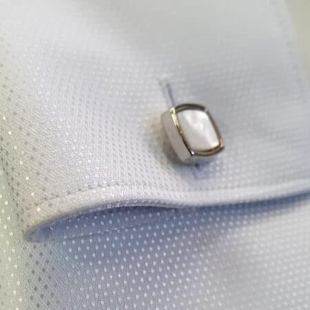 Camicia Uomo con gemelli Barbarigo TB84 6900 grigia chiaro - immagine 2