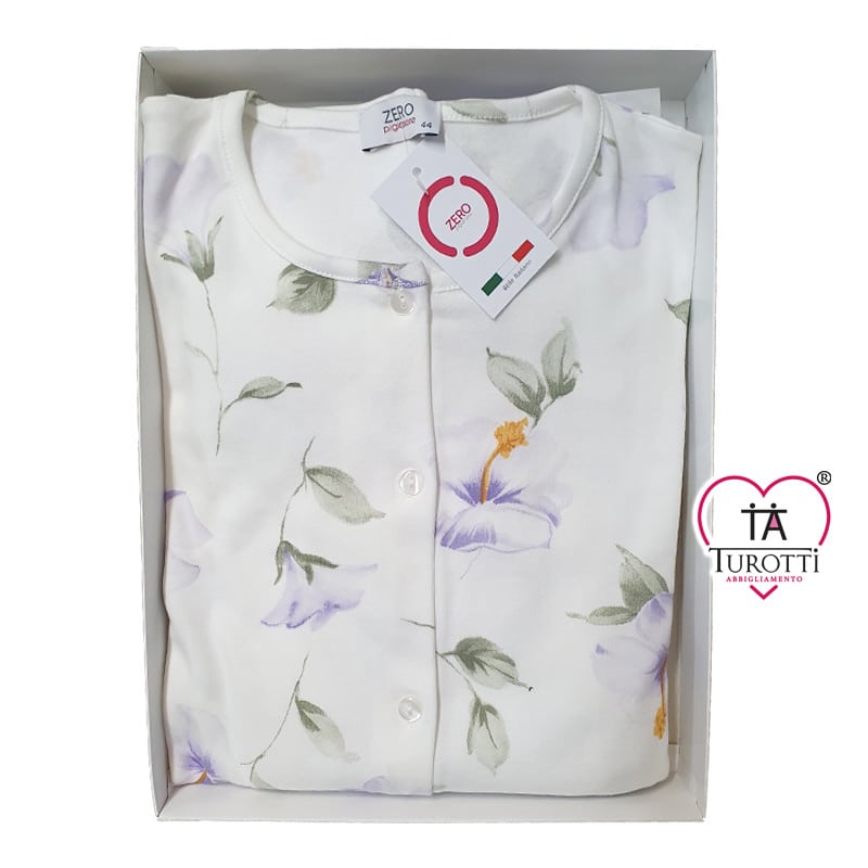 Pigiama Donna ZERO Pigiamare art Z4537 Aperto