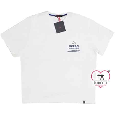 T-Shirt con taschino EASY By MAXFORT uomo art E2625 girocollo taglie maxi - immagine 4