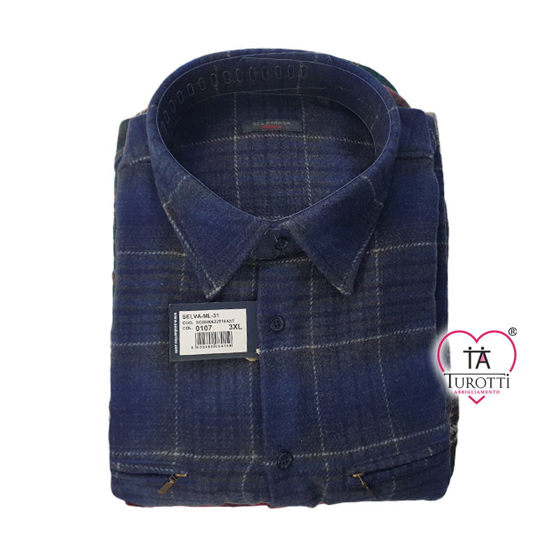 Camicia Selva Sea Barrier Manica Lunga in flanella felpate - immagine 5