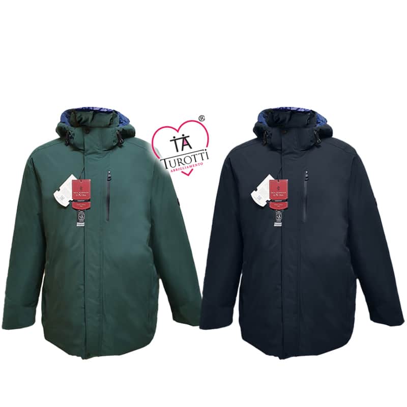 Giaccone uomo imbottito con cappuccio Sea Barrier Lismore art. CONF-LISMORE-16 M