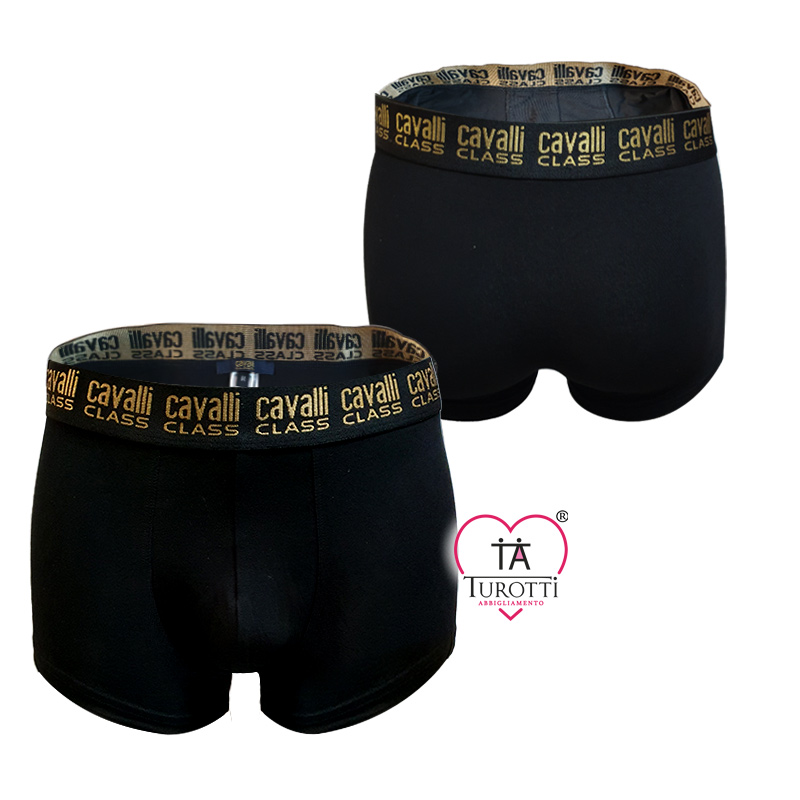 Boxer bi-pack CAVALLI CLASS Parigamba da uomo articolo QXO01F Confezione da 2 paia - immagine 3